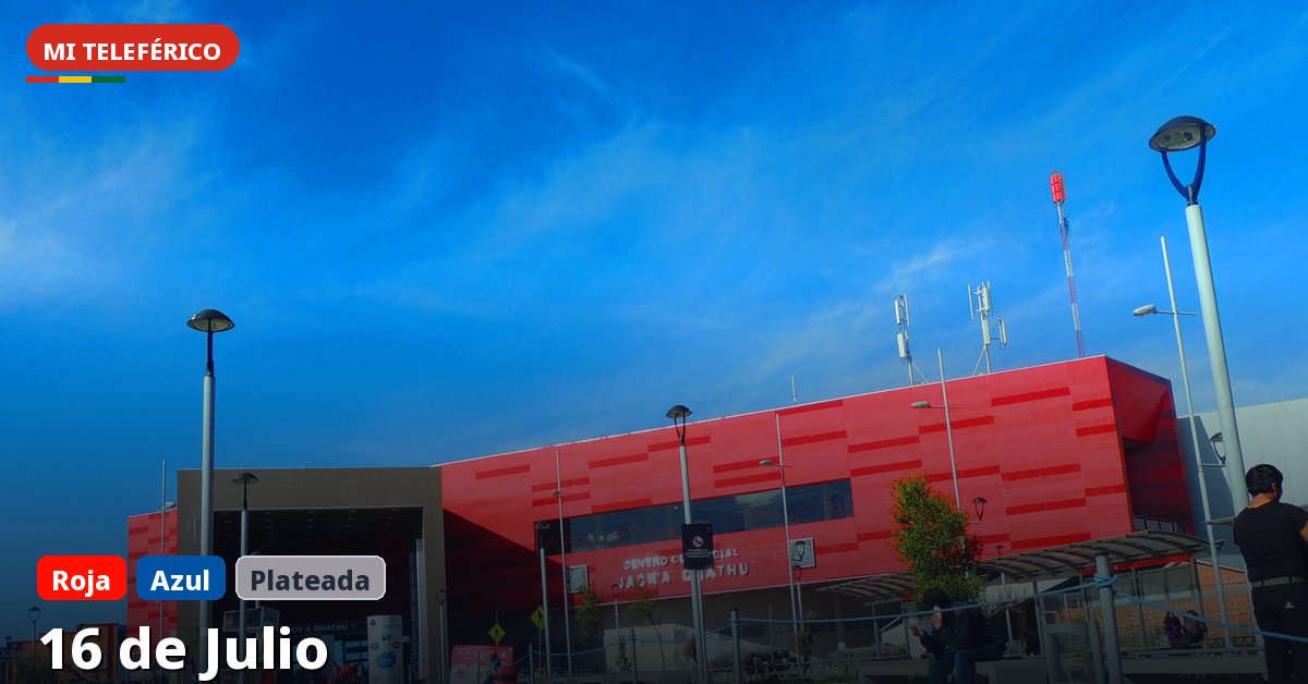 Estación 16 de Julio de Mi Teleférico — Línea Roja, La Paz