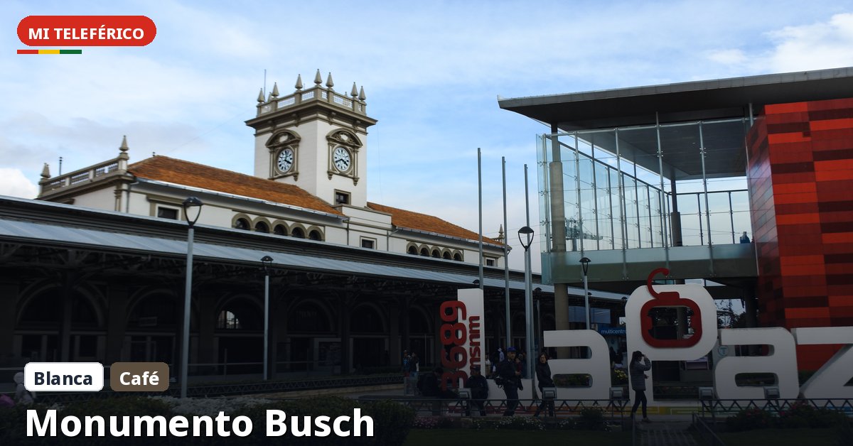 Estación Monumento Busch de Mi Teleférico — Línea Blanca, La Paz