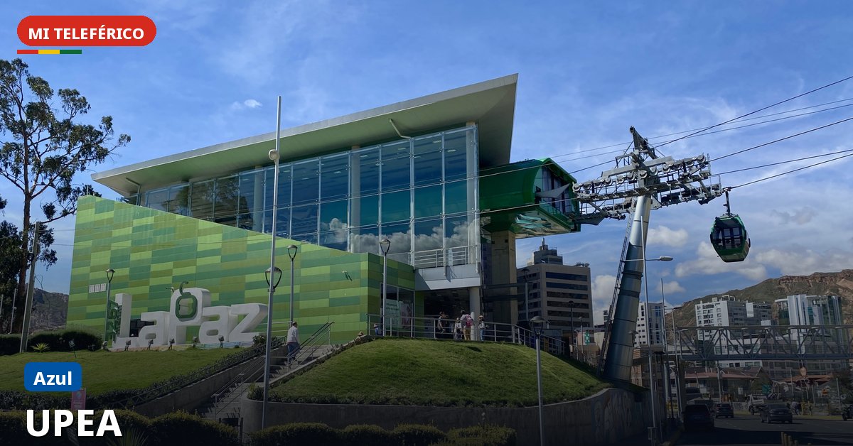 UPEA station on Mi Teleférico — Blue Line, La Paz