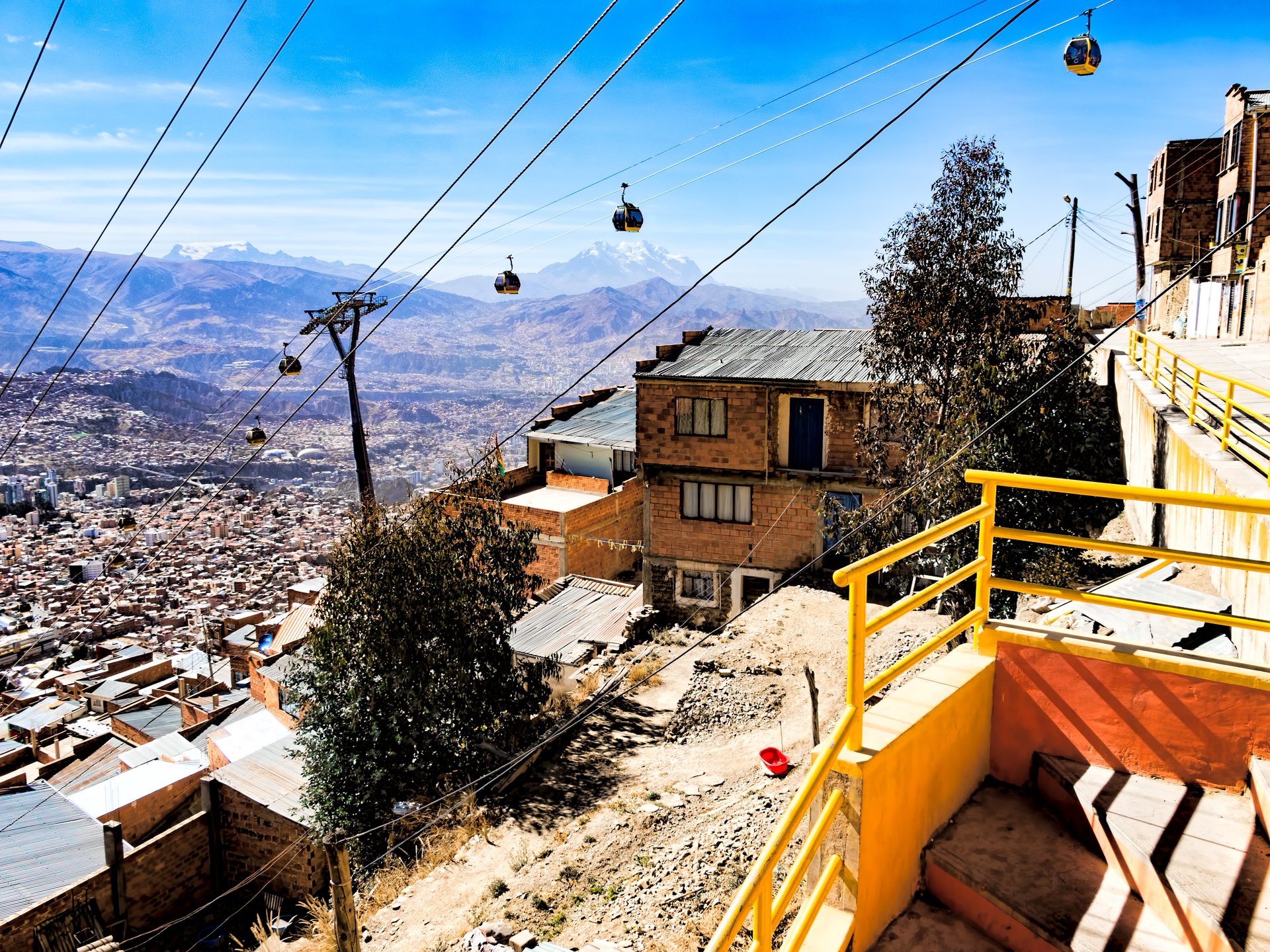 Yellow Line of Mi Teleférico — Mirador ↔ Libertador