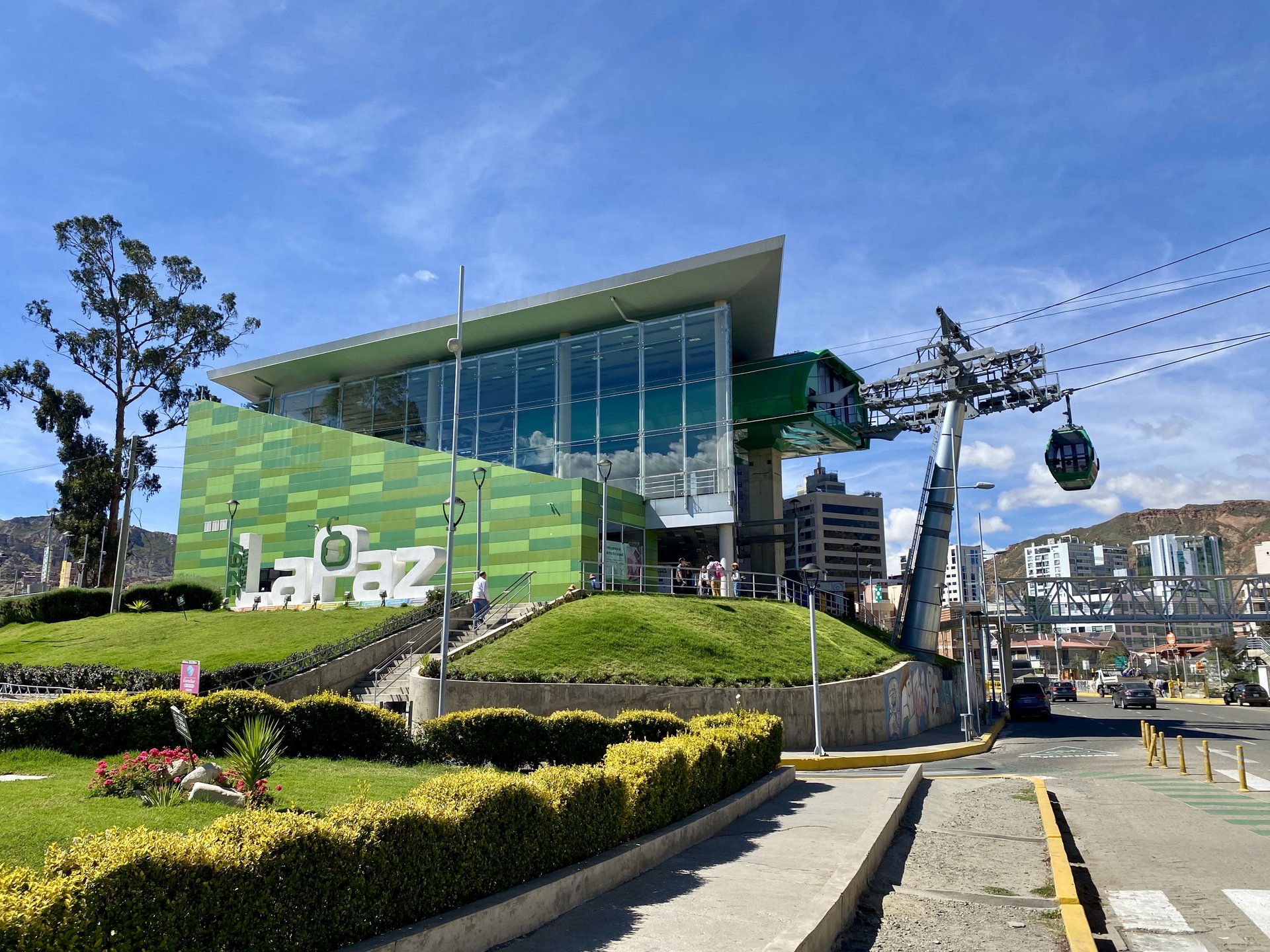 Green Line of Mi Teleférico — Libertador ↔ Irpavi
